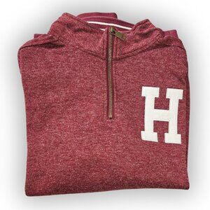 OFFICIAL HARVARD COLLEGIATE QUARTER ZIP MENS SIZE MEDIUM